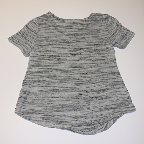 Anthropologie Pure + Good Heathered Black and Grey Top - Women’s Size XS - Picture 3 of 8